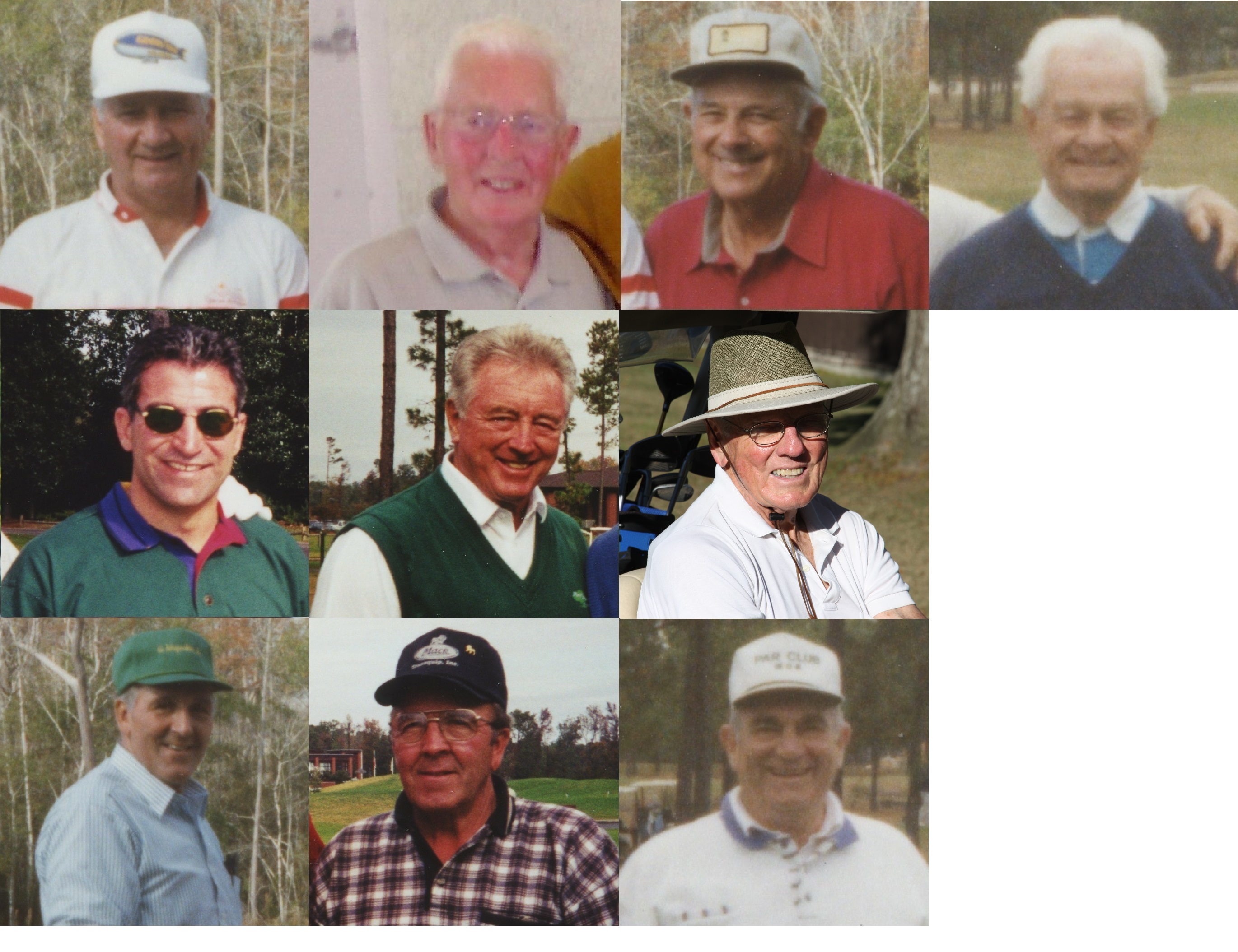 1990 Poor Golfers Association group photo