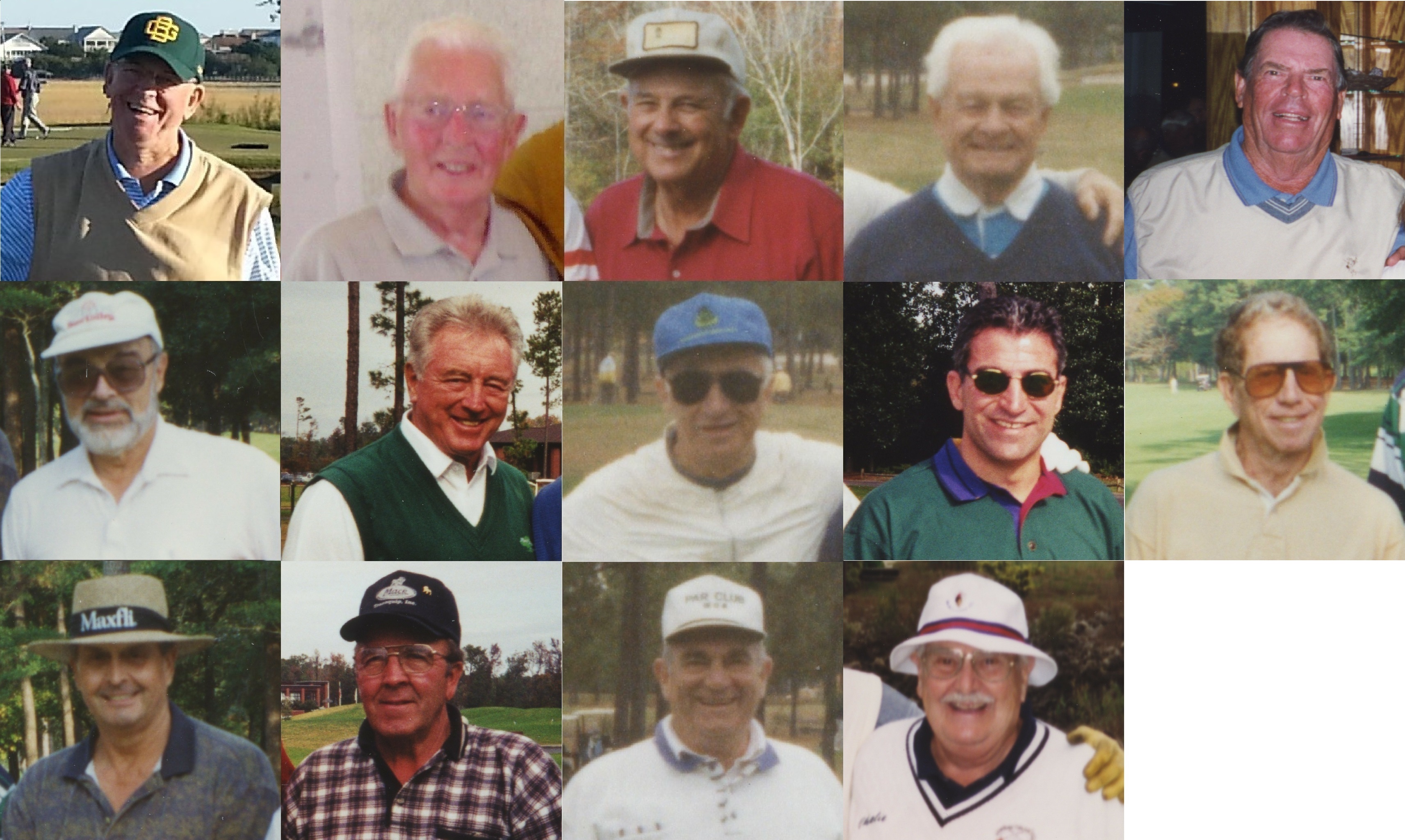 1996 Poor Golfers Association group photo