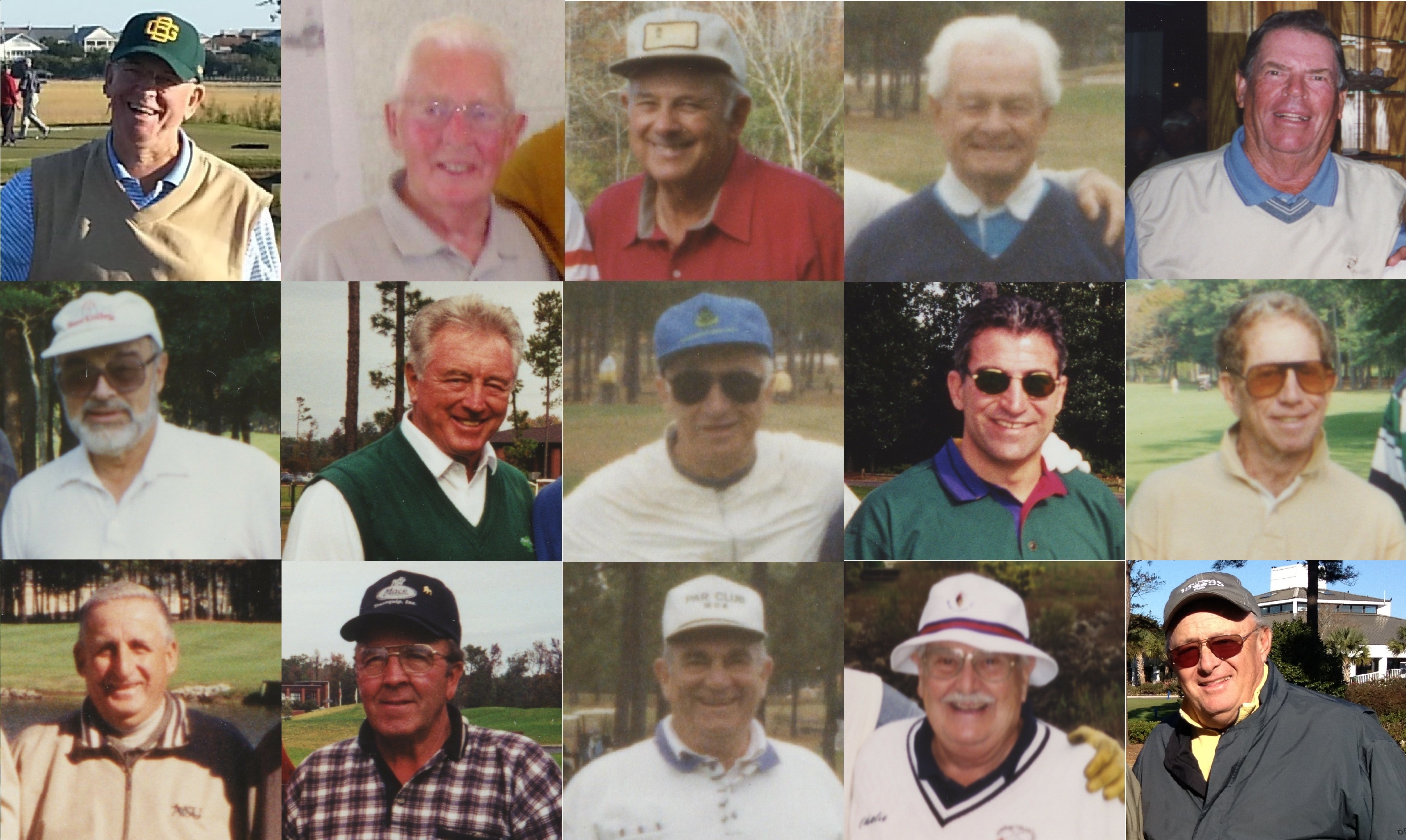 1997 Poor Golfers Association group photo
